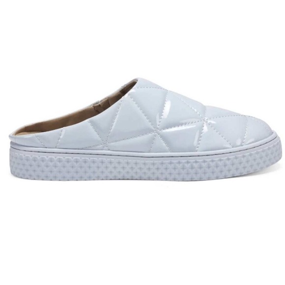 AEROSOLES Ella Quilted Slide- On Sneakers Blue 7 - Picture 2 of 10